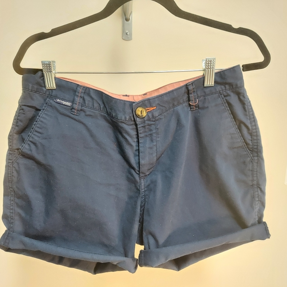 Columbia Navy PFG Shorts Size 10